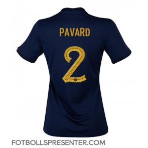 Frankrike Benjamin Pavard #2 Hemma Matchtröja Dam VM 2022 Kortärmad